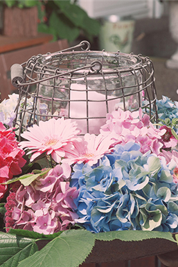 Dekorative Herbstkränze