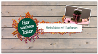 Herbstdeko mit Kastanien Herbstdeko mit Kastanien